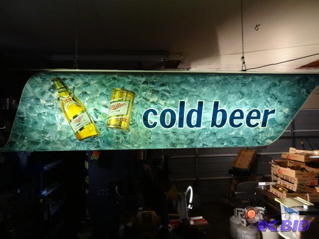lot 37 image: Miller High Life Lighted Sign 64 X 15...
