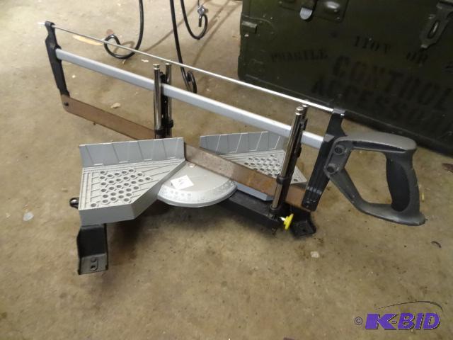 lot 44 image: Stanley Hand Miter Saw...