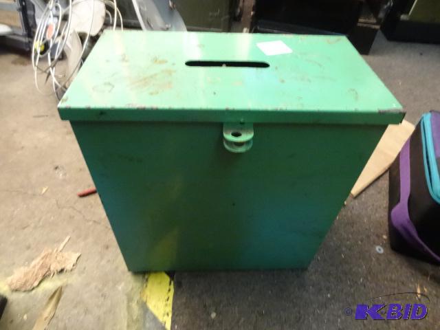 lot 50 image: Metal Comment Box 12 X 7 X 12...