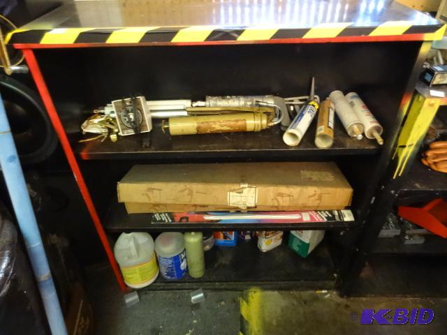 lot 53 image: Metal Shelving Unit. 36 X 14 X 6. No contents...