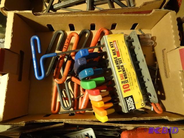 lot 64 image: Box of Misc T Handle Allen Wrenches...