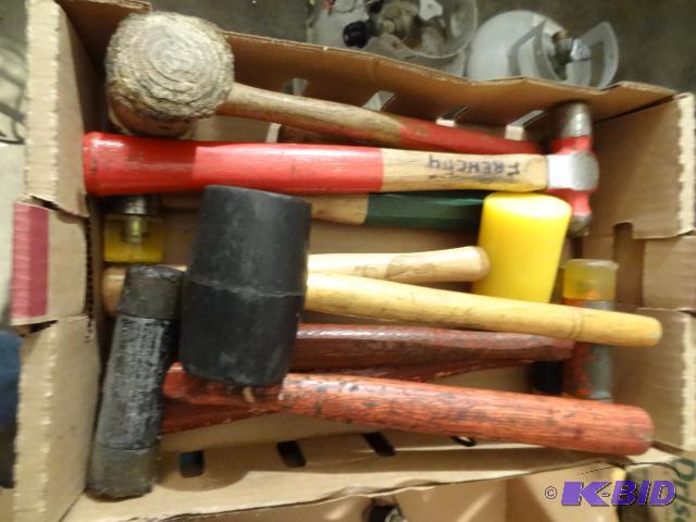 lot 67 image: Box of Misc Hammers...