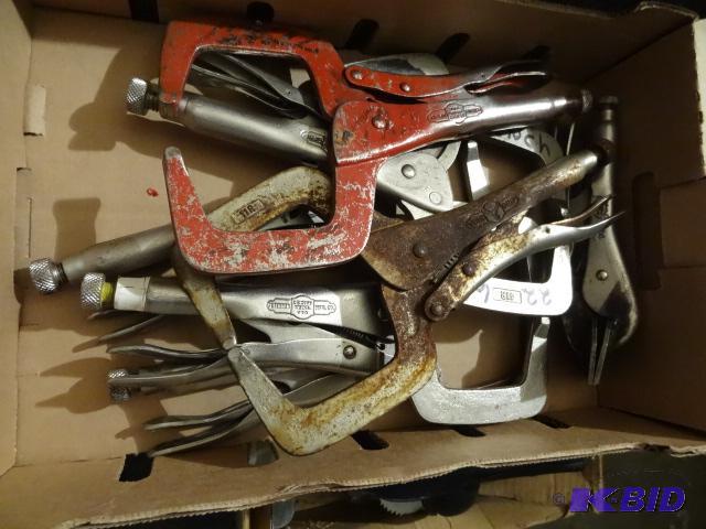 lot 83 image: Misc C Clamp Vise Grips...