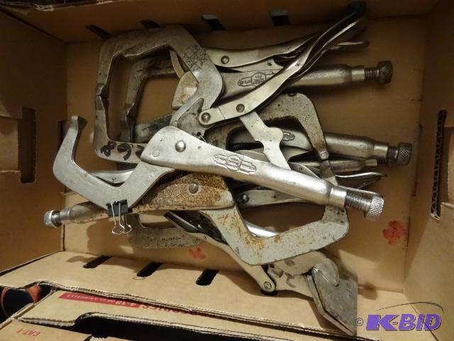 lot 84 image: Misc C Clamp Vise Grips...
