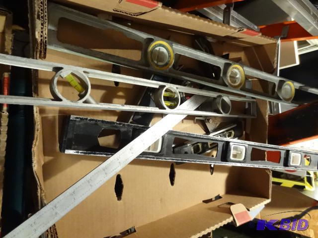 lot 89 image: Misc Levels and Measuring Tools...