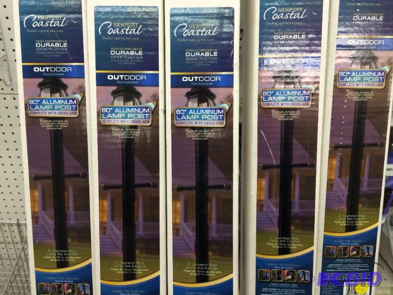 five coastal outdoor 60 aluminum lamp posts
