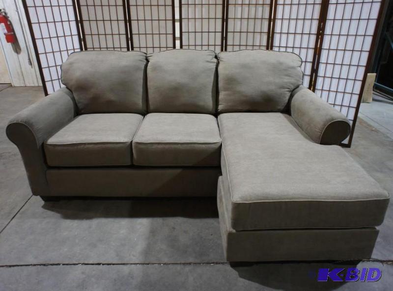 New Ashley Signature Lounge Cloth Sofa - Ligh...