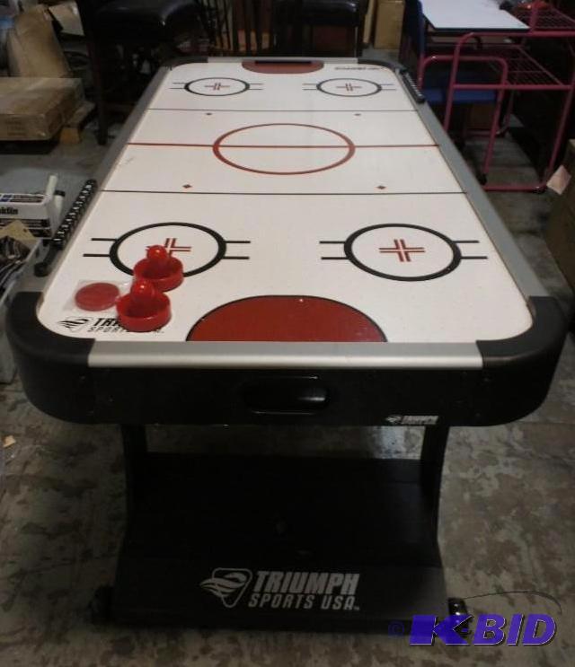 New Triumph USA Air Hockey Table - Dimensions...
