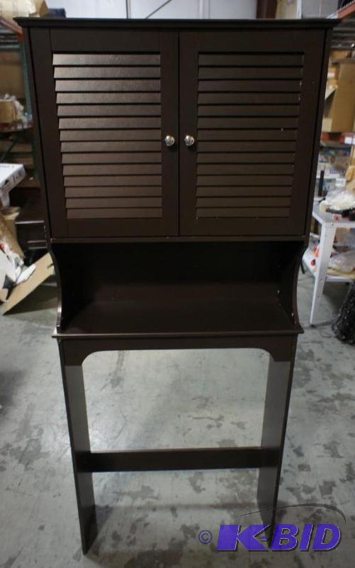 New Over the toilet storage cabinet with shel...