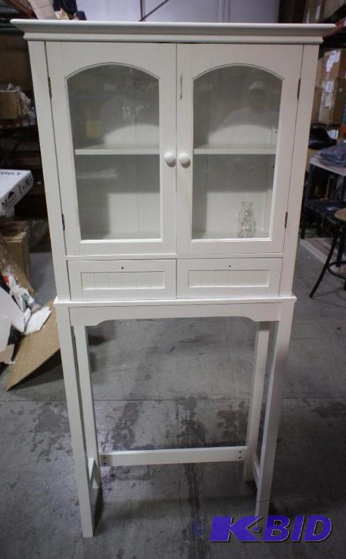 New Over the toilet storage cabinet - White -...