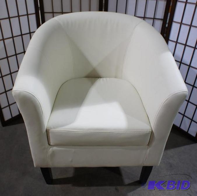 New Linon Home Chair - Durablend Leather - Iv...