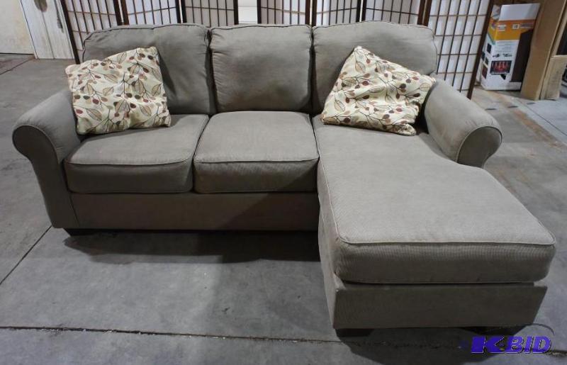 New Ashley Signature Lounge Cloth Sofa - Ligh...