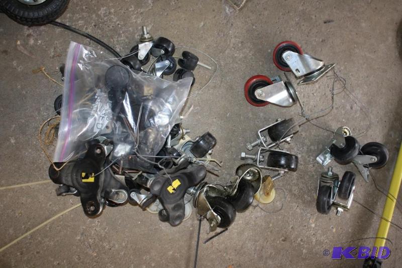 lot 1556 image: Large Lot of Various size and Type of Casters