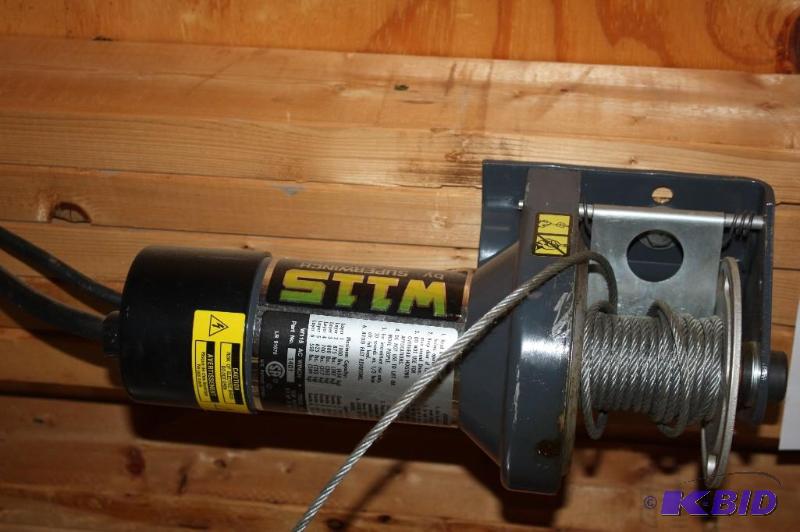 lot 411 image: Superwinch W115 Electric Winch wCord 115W AC Winch Max Cap. 1000lbs.
