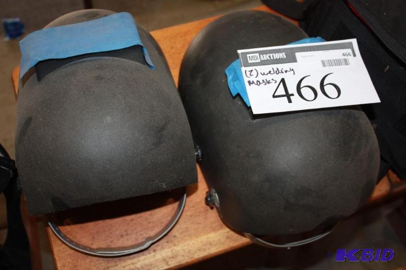 lot 466 image: Lot of (2) Welding Masks.