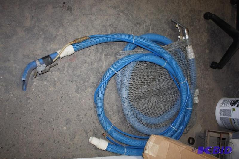 lot 128 image: Floor Lot Including Steam Cleaner Hoses Miscellaneous Attachments & Adapters And More.