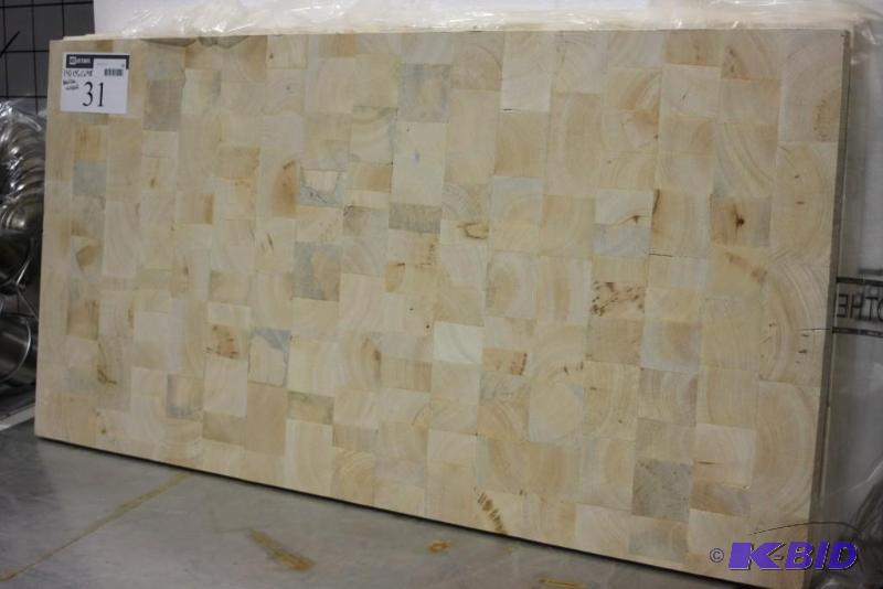 lot 31 image: Lot of (4) Slabs of Balsa Wood 24 x 1 x 48.