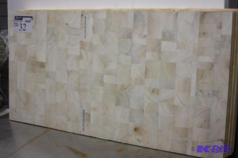 lot 32 image: Lot of (5) Slabs of Balsa Wood 24 x 1 x 48.