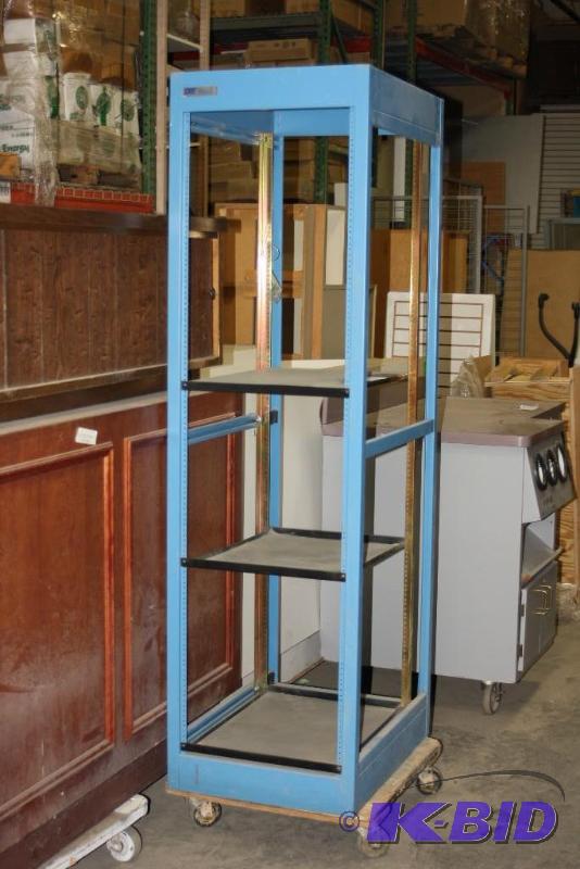 lot 62 image: Data Transmission Essential INC DTE Shelving Unit wAdjustable Shelves 30 x 22 x 78.5.