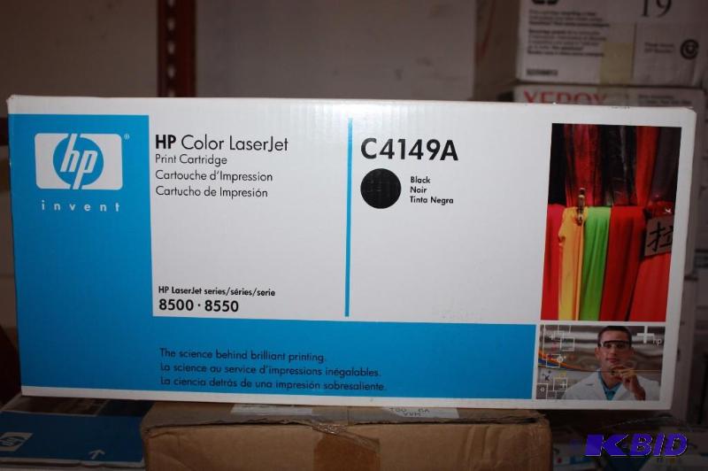 lot 15 image: HP Color LaserJet Print Cartridge C4149A Black Series 85008550.