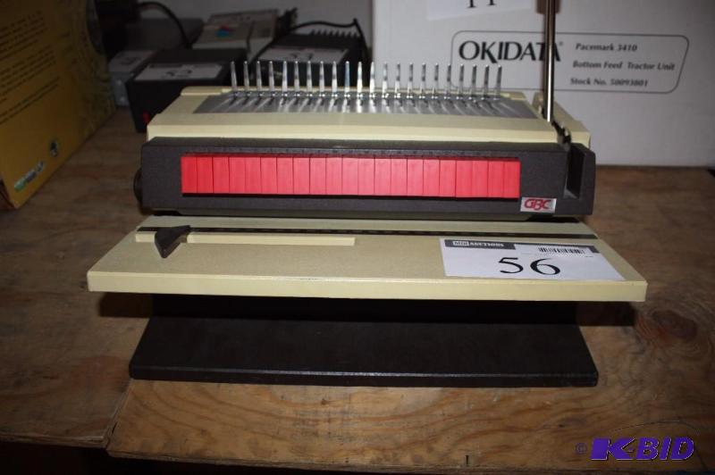 lot 56 image: Gbc 450-km-2 Business Office Home Combo Binding Machine