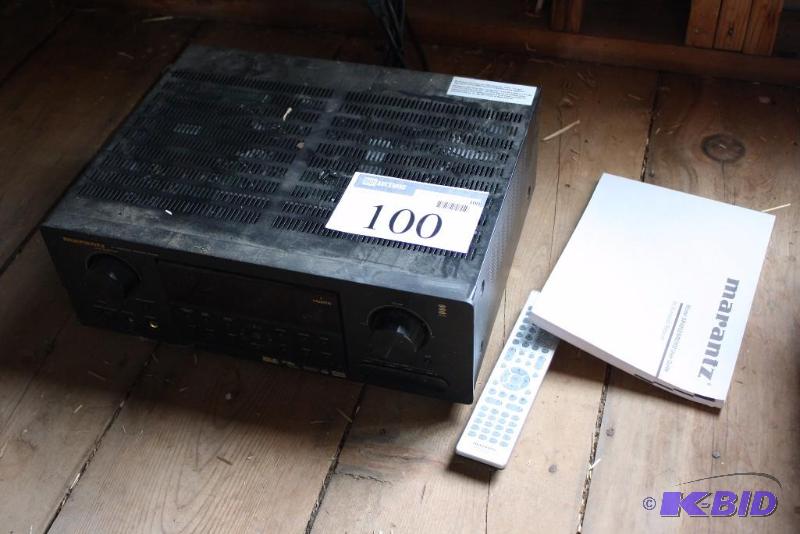 lot 100 image: Marantz Model SR4002SR5002 AV Surround Receiver Includes User Guide.
