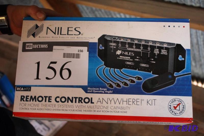 lot 156 image: Niles RCA-HT2 Remote Control Anywhere Kit For Home Theater Systems wMultiZone Capability.