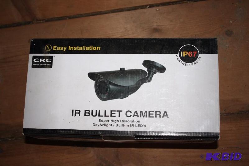 lot 161 image: CRC Video Solutions IP67 IR Bullet Camera Weather Proof Super High Resolution Day & Night Built-
