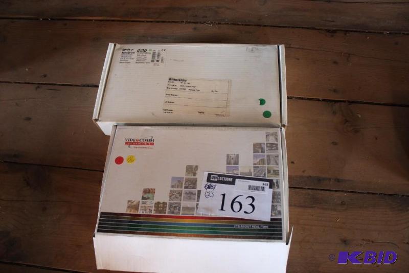 lot 163 image: Lot of (2) Including VideoComm 5.8GHz DeskTop Transmitter & Receiver Ganz Model Qd-04n Color Quad