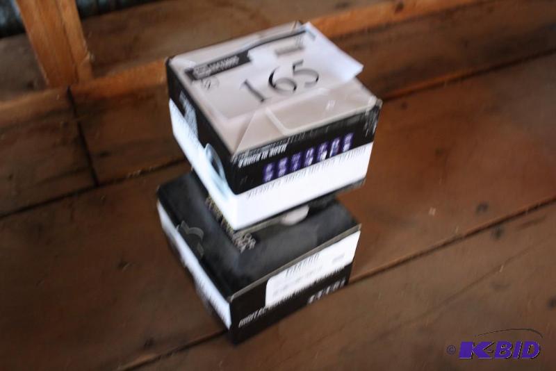 lot 165 image: Lot of (2) DM500 Digital Color Indoor Dummy Dome Cameras Easy Installation.