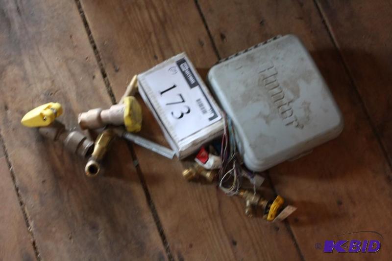 lot 173 image: Lot of (7) Including Hunter PCC-1200I, Pro-C Conventional, 12 Station, Indoor Controller Valves