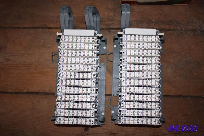 lot 177 image: Lot of (2) Cat %e Punch down blocks