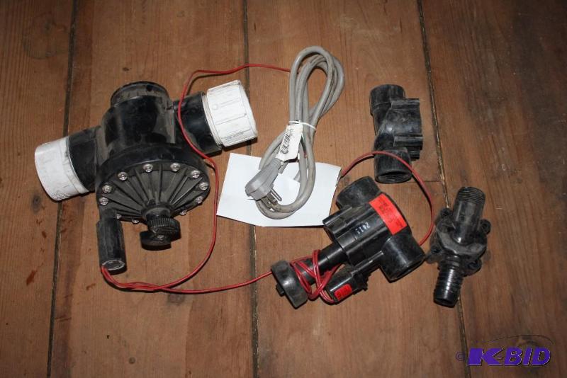 lot 193 image: Miscellaneous Electronic Irrigation Valves wCables & Attachments.