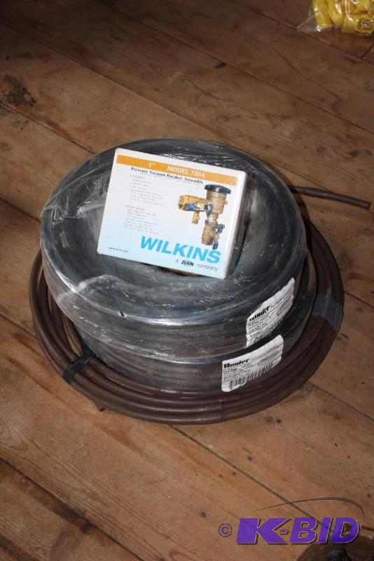 lot 212 image: Lot of (4) Including Wilkins 1 Model 720A Pressure Vacuum Breaker Assembly Hunter Irrigation Tube