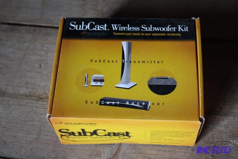 lot 37 image: SubCast Wireless Subwoofer Kit SubCast Transmitter & Receiver.