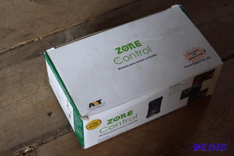 lot 50 image: Wireless Zone Access Controller Includes Receiver Remote Power Supply Antenna Programming Magne
