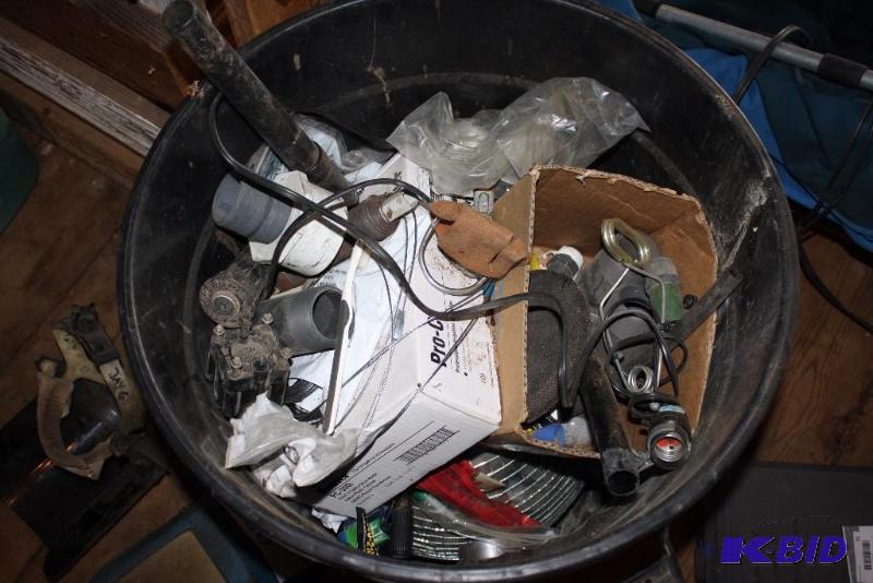 lot 67 image: Container Lot Including Disco Ball Light Outlet wPlug Miscellaneous Hardware And More.
