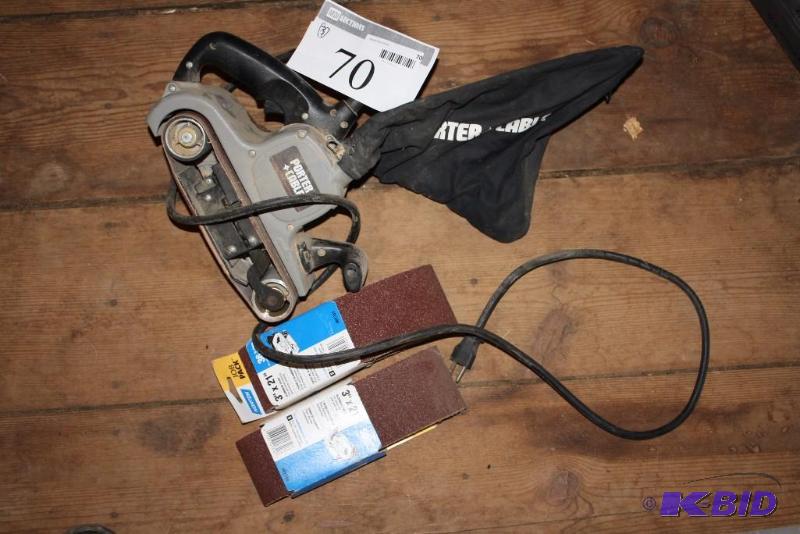 lot 70 image: Lot of (3) Including Porter Cable Model 352VS Variable Speed Belt Sander Heavy Duty 3 x 21