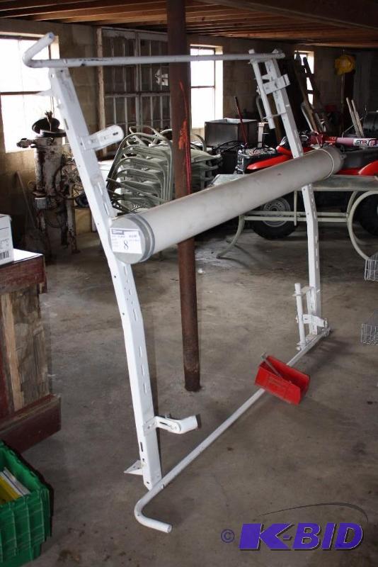 lot 8 image: Ladder Rack for F150, F250, F350 Year 95 And Older Re-Enforced Center White 70.5 x 90 x 16.