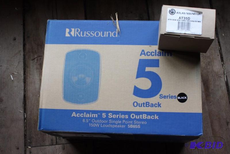 lot 95 image: Lot of (2) Including Sound AT35D - 35W Wall Mount Attenuator Russound Acclaim 5 Series Outback