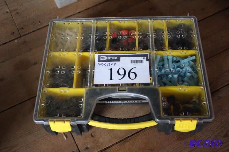 lot Y image: Case Lot of Irrigation Hardware Including Rain Bird Adjustable Nozzles & Hunter MP Rotary Nozzles