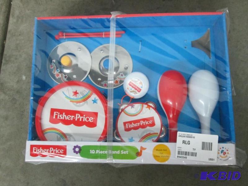 lot 42 image: Fisher-Price 10-pc. Band Set