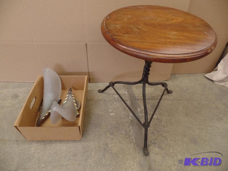Light Fixtures and Accent Table
