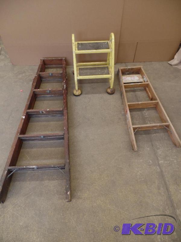 2 Ladders and Step Stool