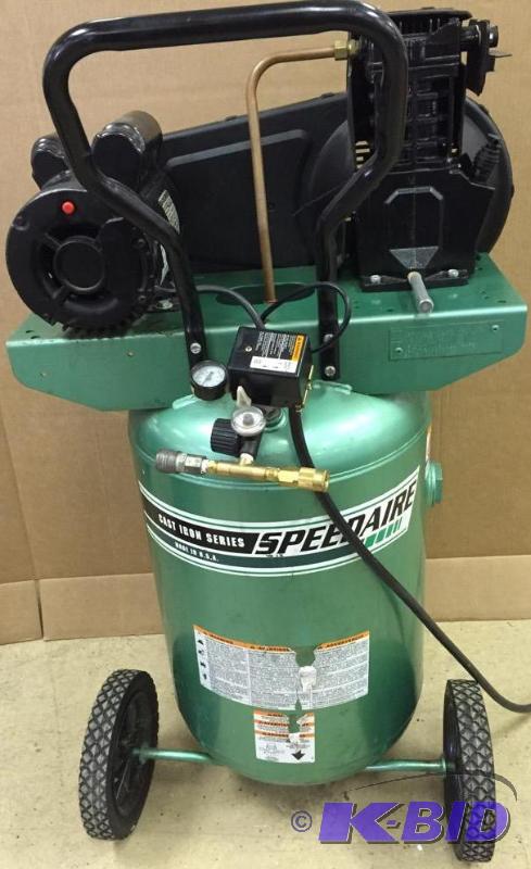 lot 2 image: SpeedAire Cast IronSeries Air Compressor