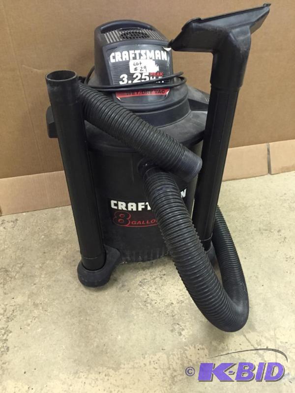 Craftsman Shop Vac. Snap On Tool Box And Much More KBID