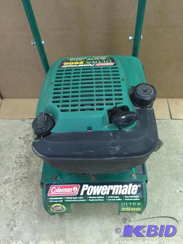 lot 36 image: Coleman Powermate 2500 Generator
