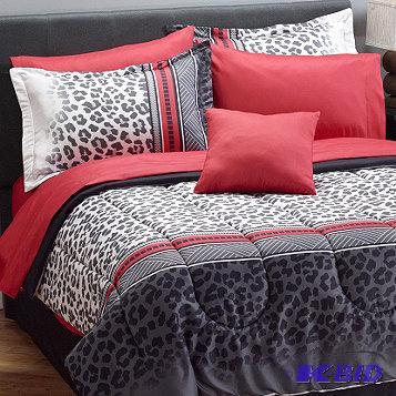 New Alcove Snow Leopard Comforter Set Mattresses Box