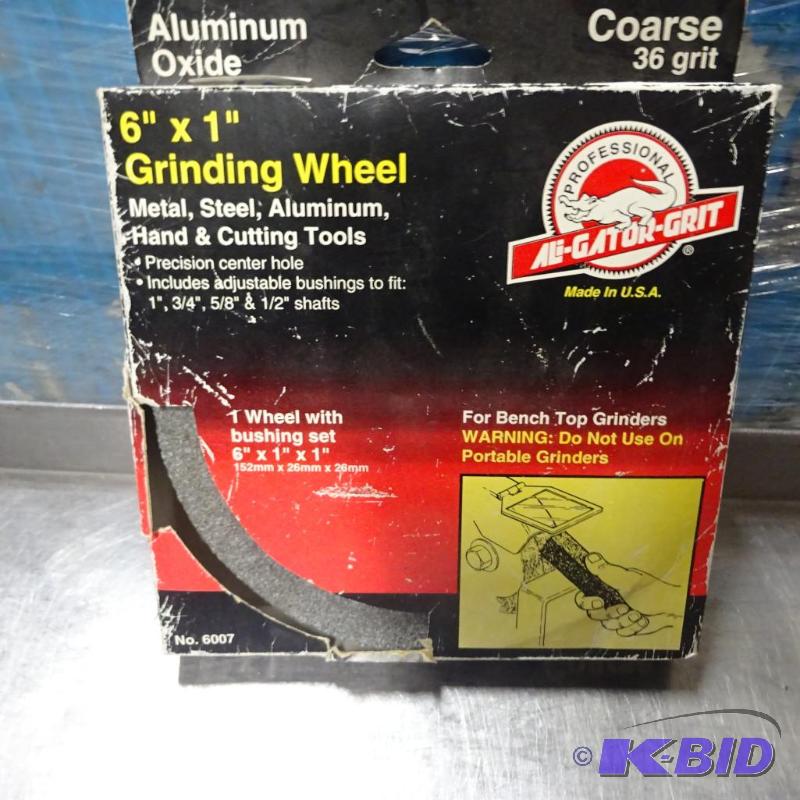 lot 129 image: New 6 in x 1 in Grinding wheel for Metal, Ste...