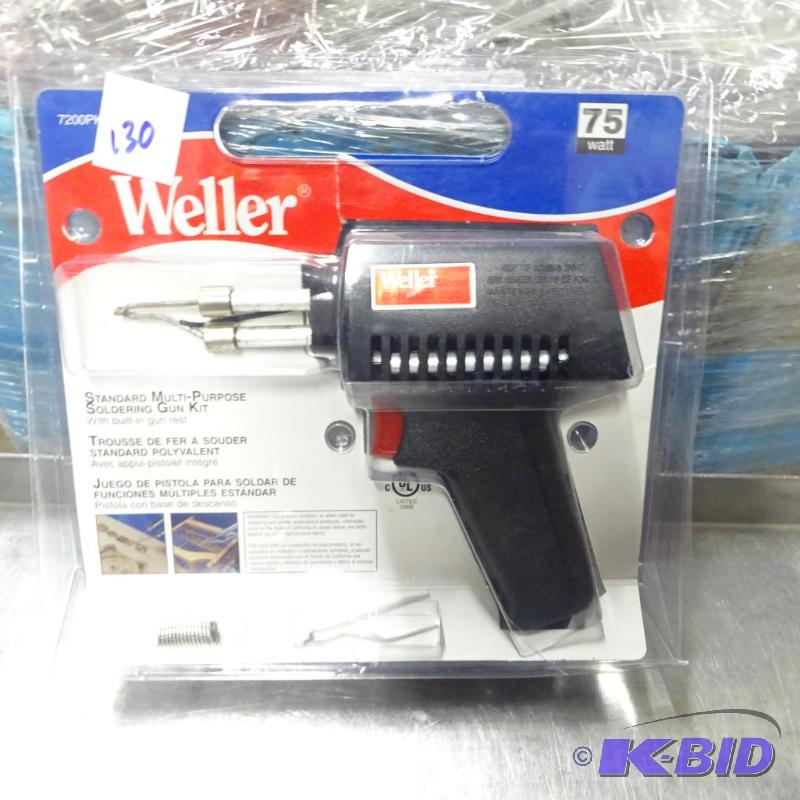 lot 130 image: New Weller 75 watt Multi Purpose Soldering Gu...